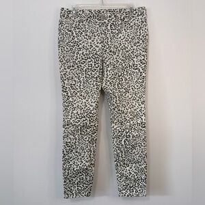 Tommy Bahama High Rise Twill Ankle Pant Leopard Print
